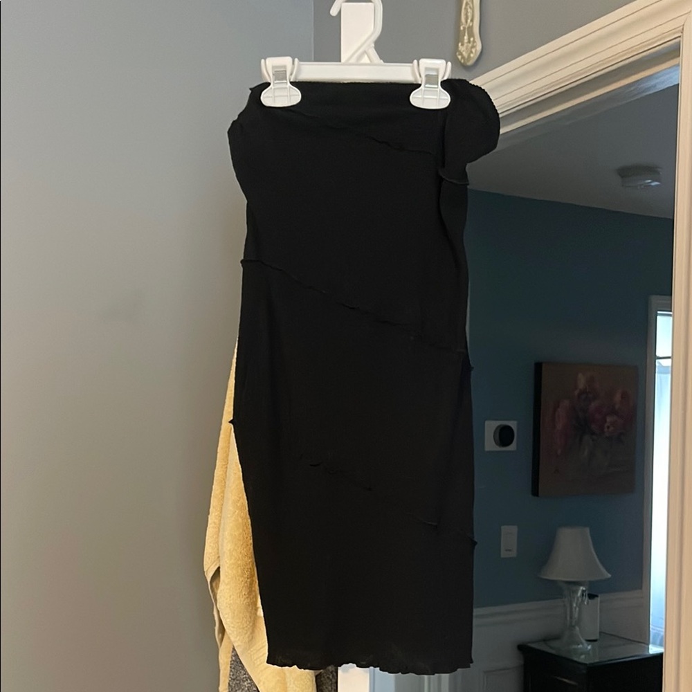 Princess Polly Black Strapless Dress
